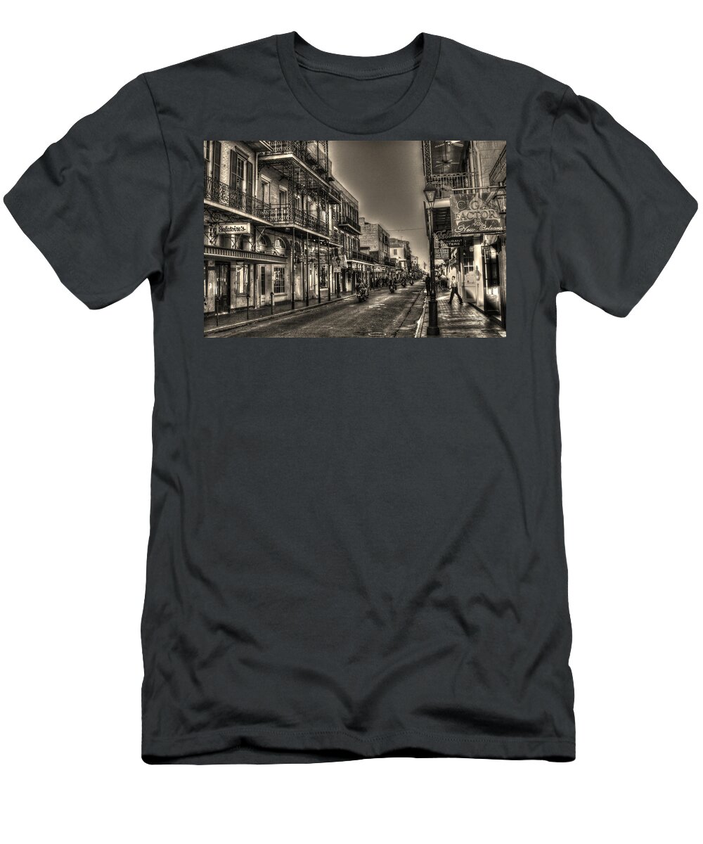 French Quarter T-Shirt featuring the photograph French Quarter Ride by Greg and Chrystal Mimbs