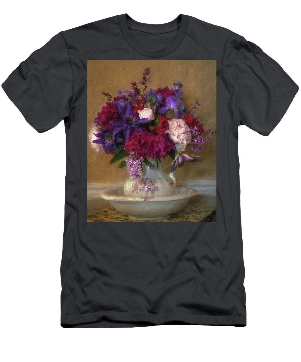 Flowers T-Shirt featuring the photograph Fresh from the Garden by John Rivera