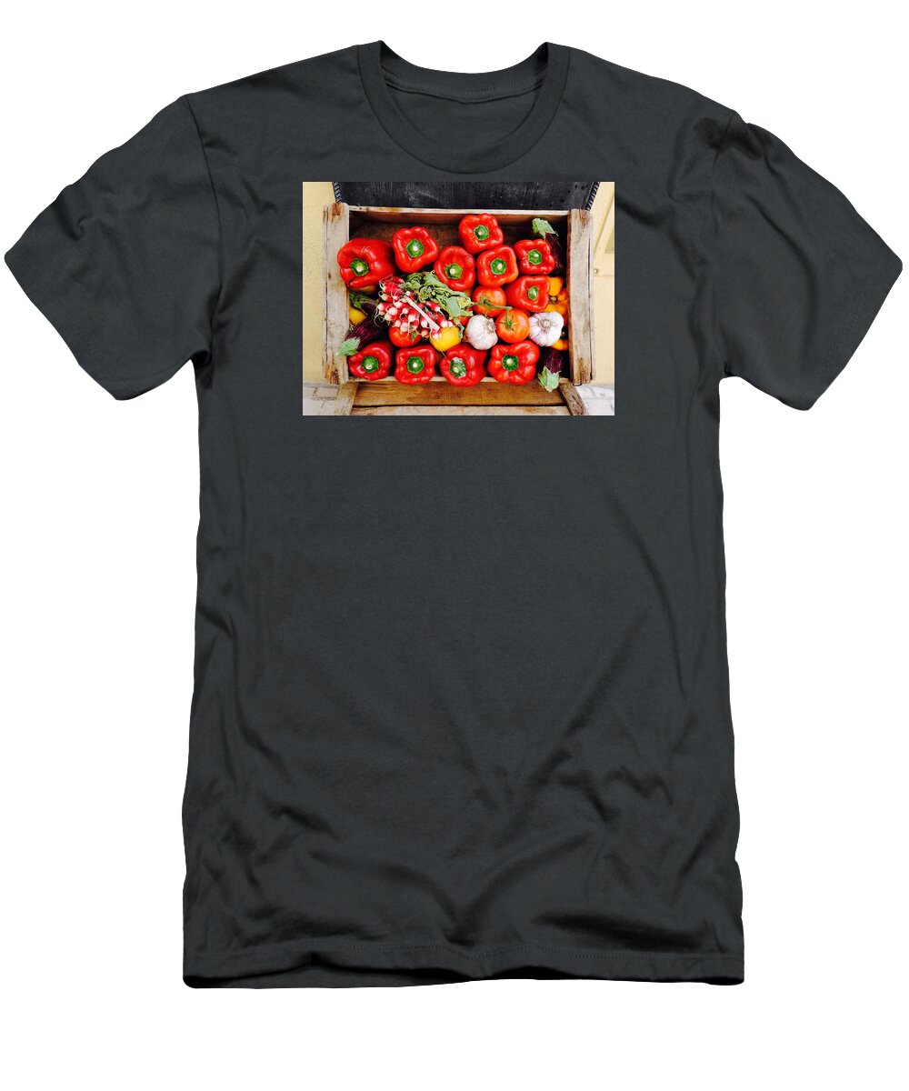 Fresh T-Shirt featuring the photograph Fresh Vegetables by Tiffany Marchbanks