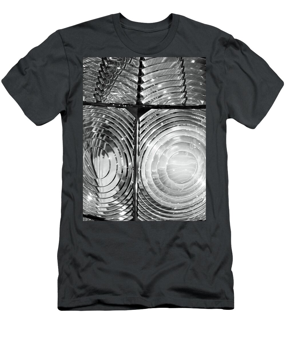 Ponce Inlet T-Shirt featuring the photograph Fresnel Lens by Melanie Moraga