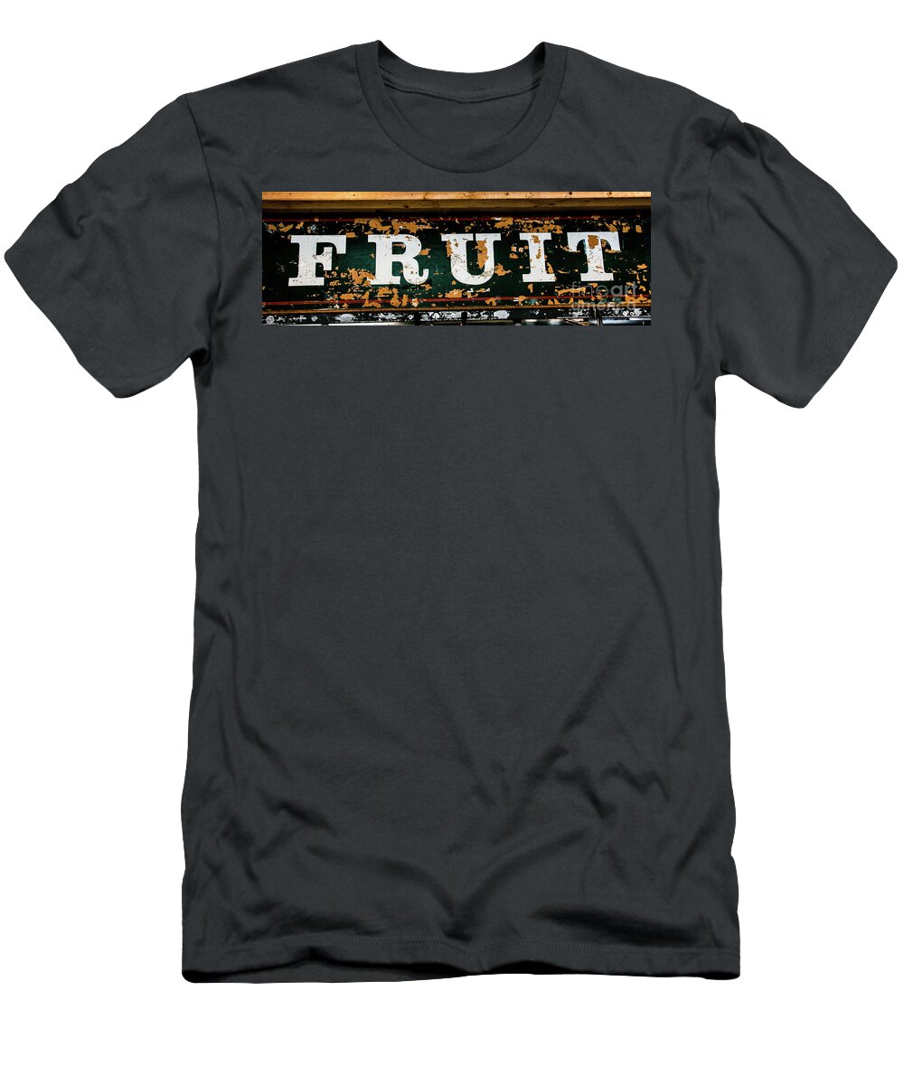 Signs T-Shirt featuring the photograph Fruit by John Greco