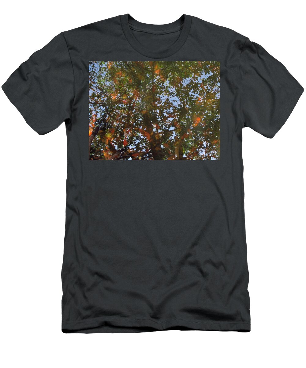 Water T-Shirt featuring the photograph Aqueous Reflections 3 by Laura Davis