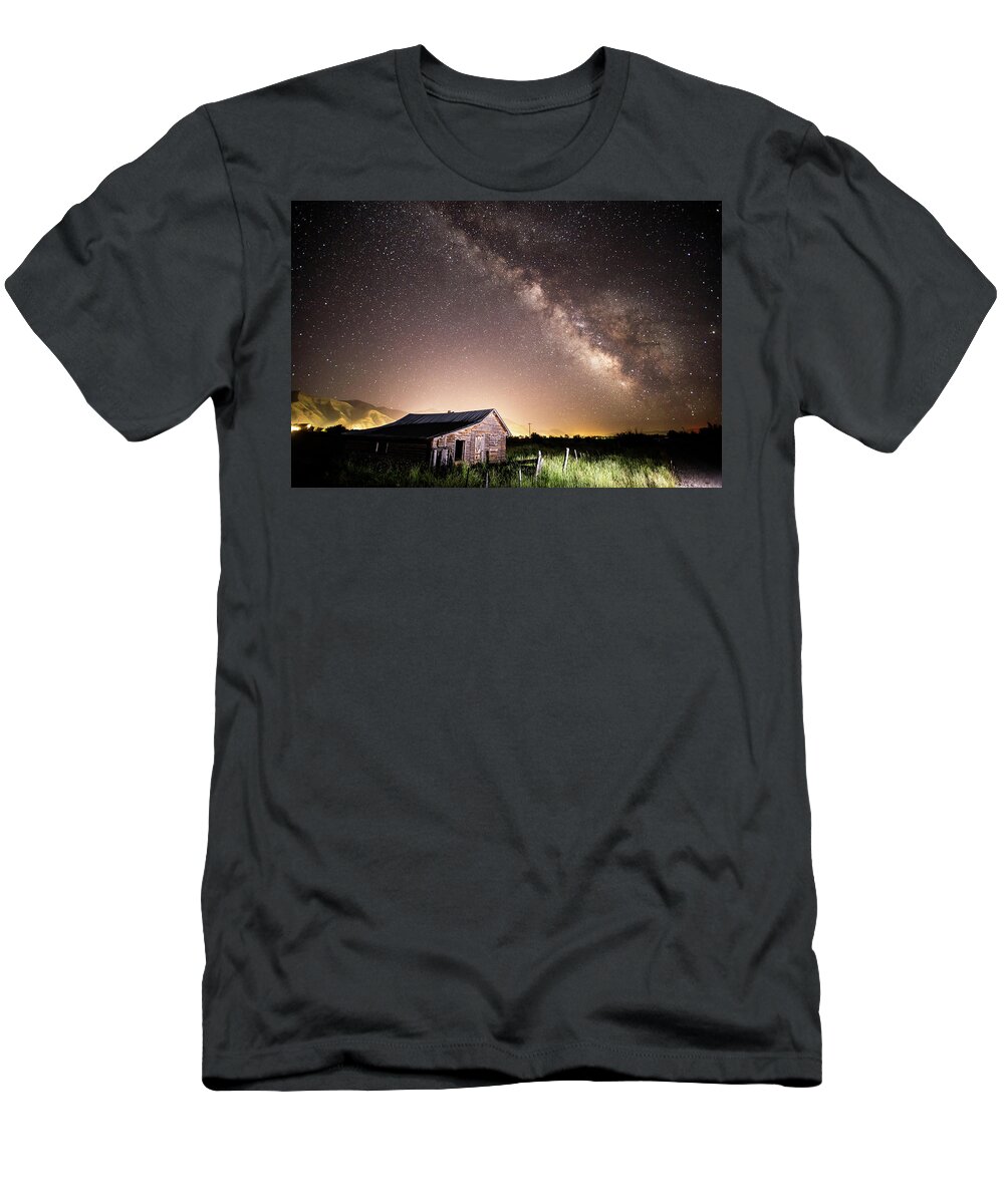 Star Valley T-Shirt featuring the photograph Galaxy in Star Valley by Wesley Aston