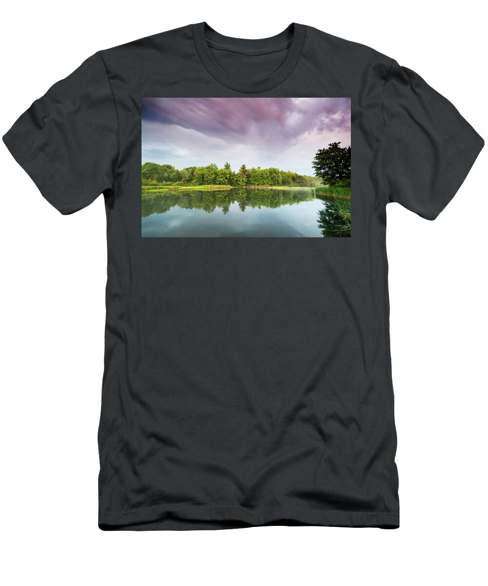 Lake T-Shirt featuring the photograph Gale's Pond Early in the Morning by Kevin Kludy