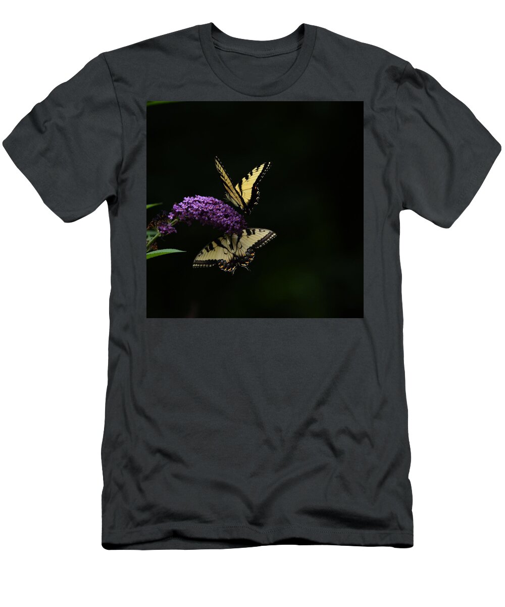 Butterfly T-Shirt featuring the photograph Garden of Eden by Carolyn Mickulas
