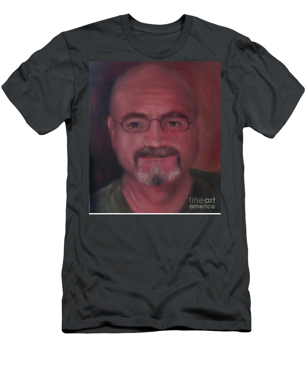  T-Shirt featuring the painting Gary by Rand Burns
