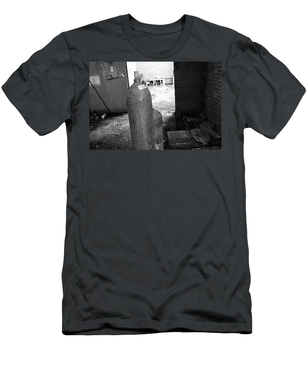 Gas T-Shirt featuring the photograph Gas tank by Lukasz Ryszka