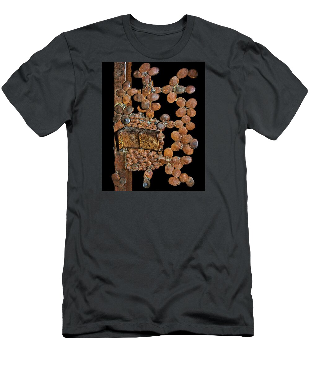 Rusty T-Shirt featuring the photograph Indecipherable by Nikolyn McDonald