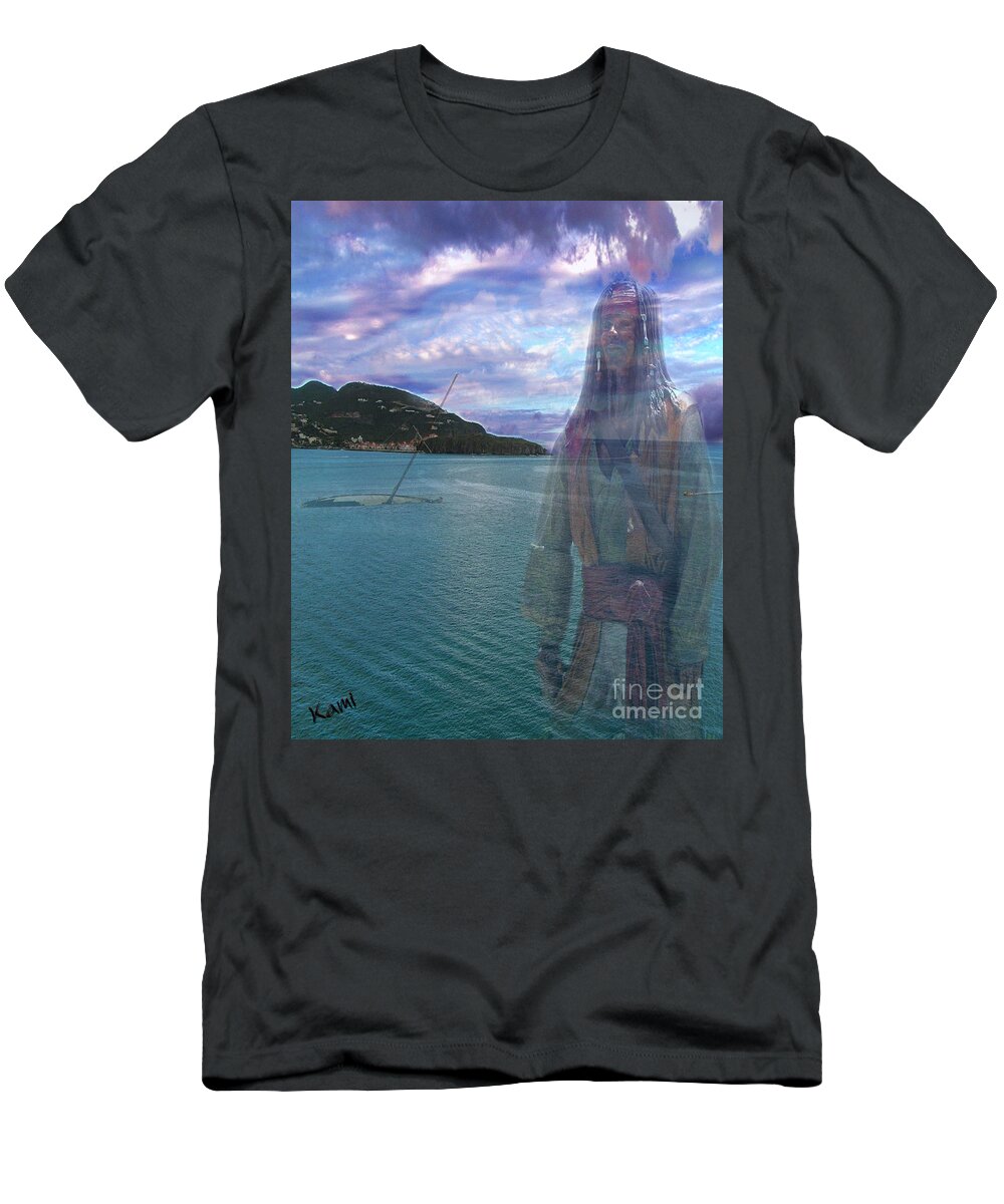 Pirate T-Shirt featuring the photograph Ghost by Kami Catherman