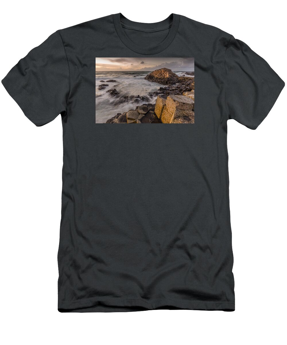Giants T-Shirt featuring the photograph Giants Causeway 3 by Nigel R Bell