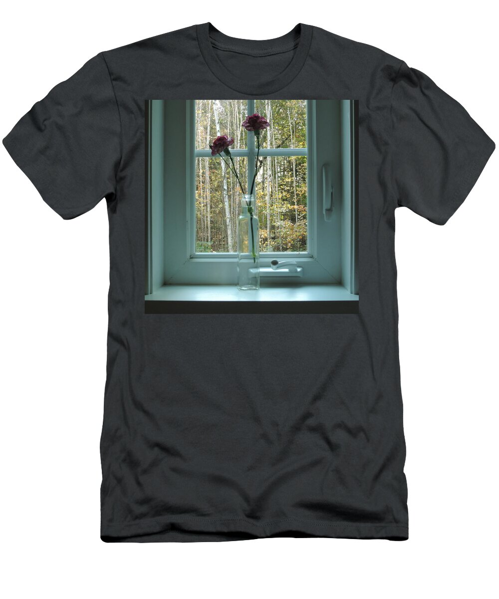 Two T-Shirt featuring the photograph Gloria's Flowers by Bill Tomsa