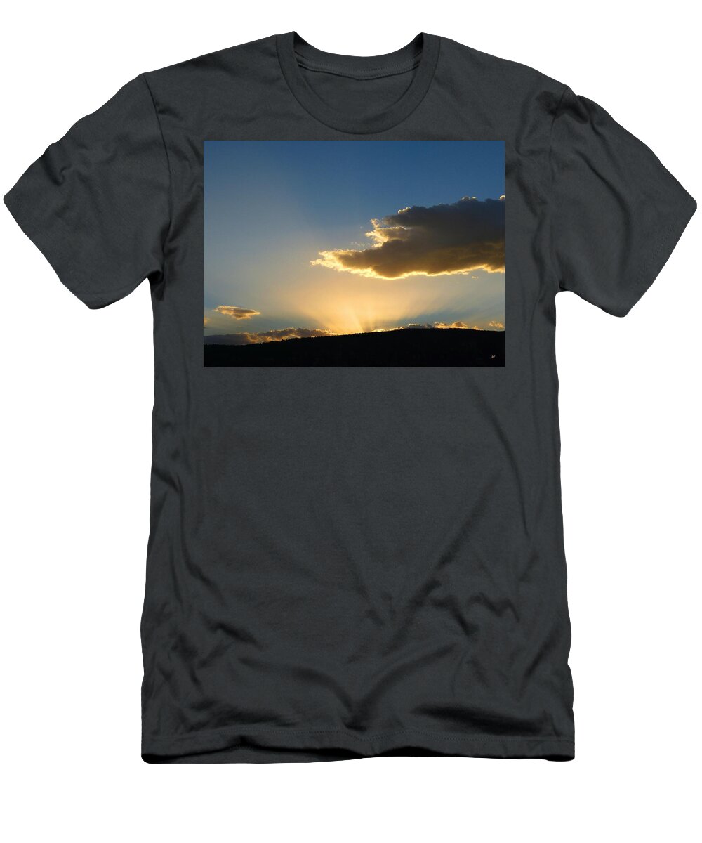 Sunset T-Shirt featuring the photograph Glorious Sunburst 1 by Will Borden