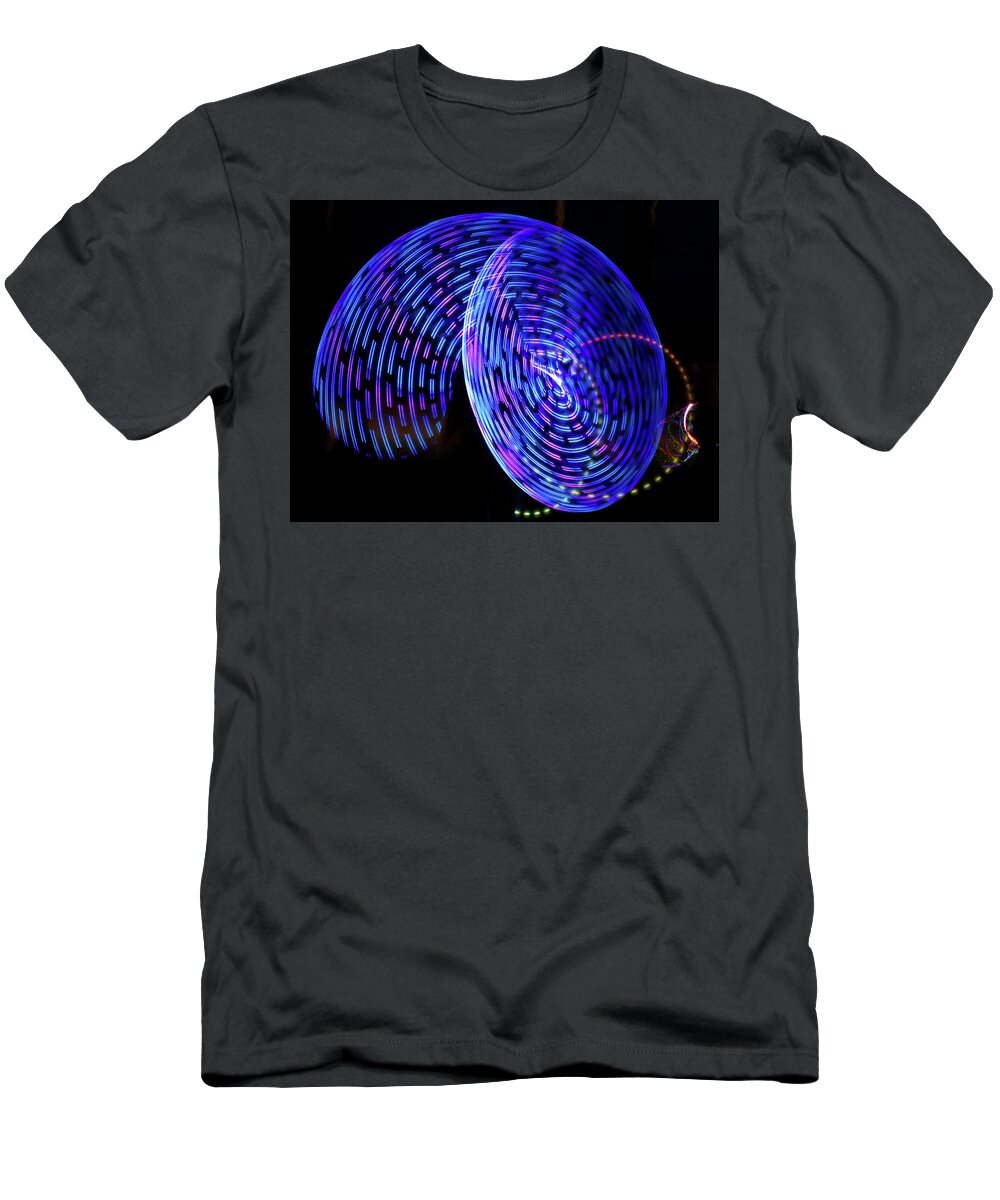 Abstract T-Shirt featuring the photograph Glow 21 by Helaine Cummins