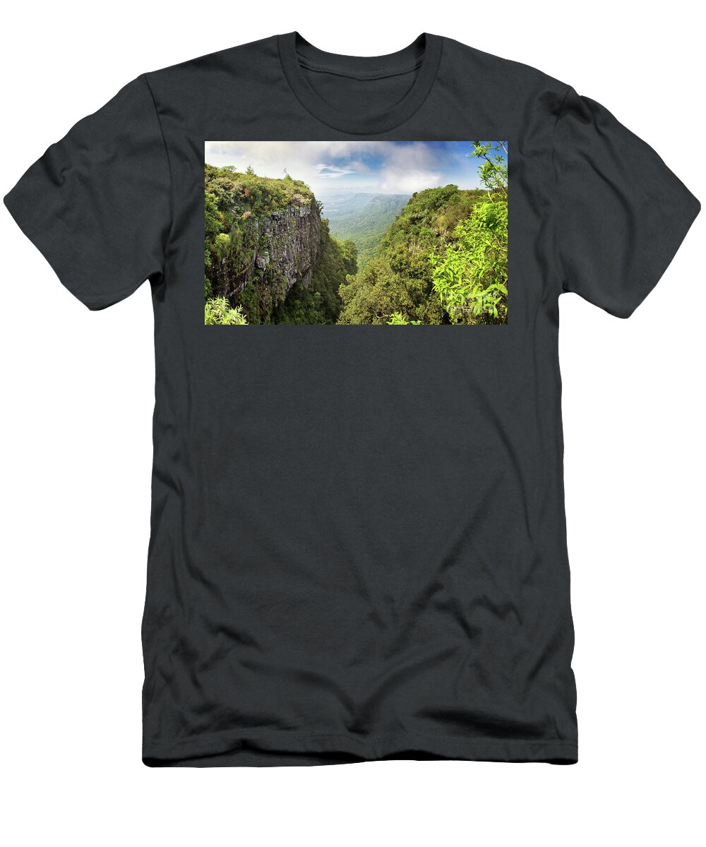 Gods T-Shirt featuring the photograph God's Window panorama by Jane Rix