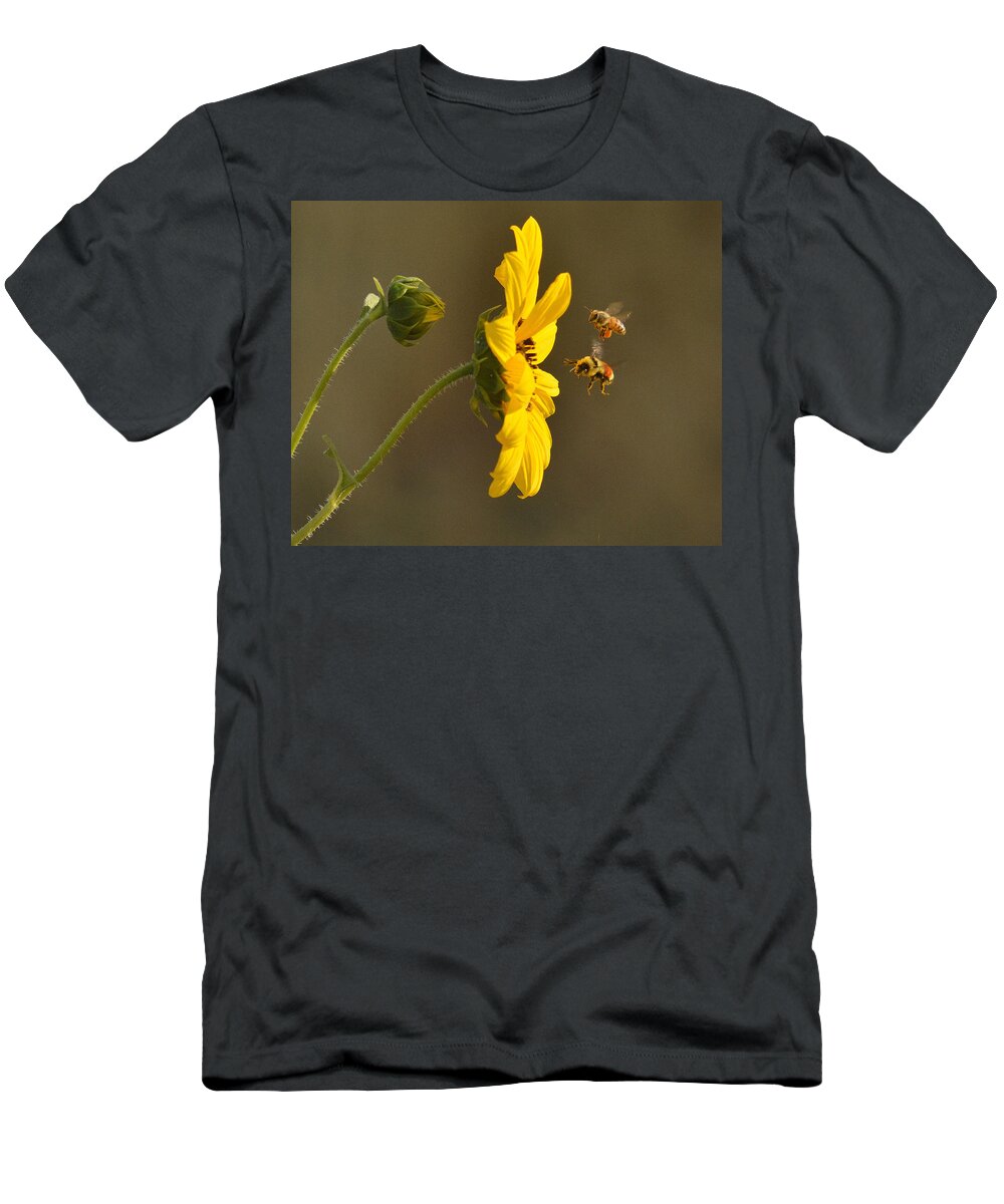 Bee T-Shirt featuring the photograph GOD's Work by Al Swasey