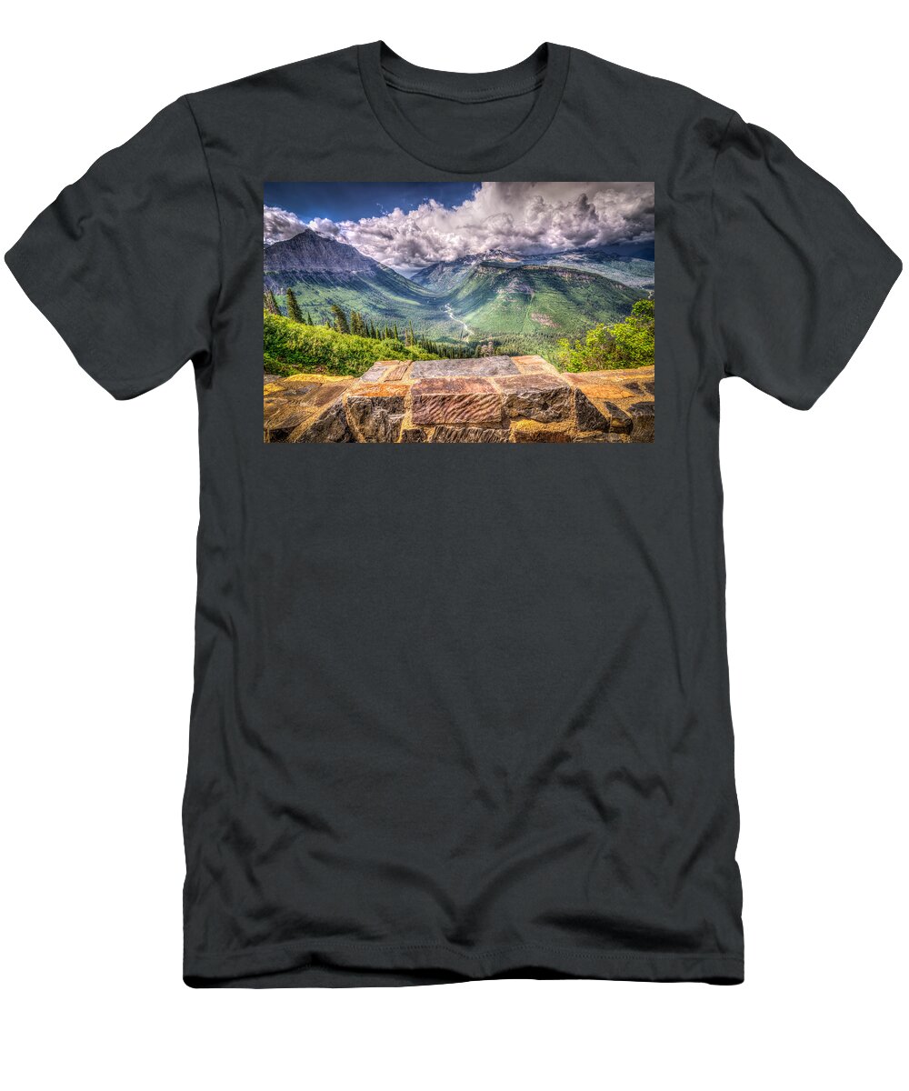 Montana T-Shirt featuring the photograph Going to the Sun by Spencer McDonald