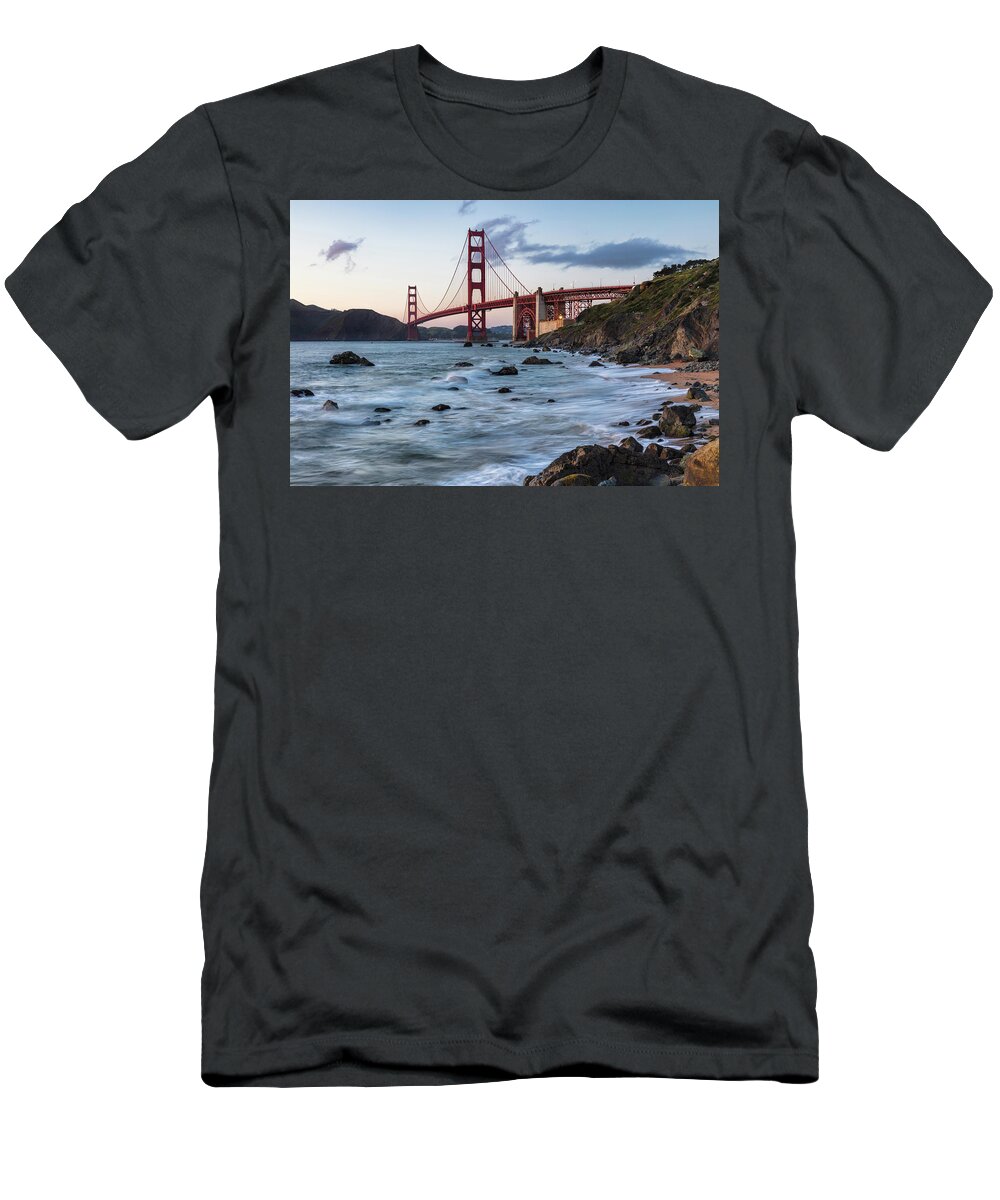 San Francisco T-Shirt featuring the photograph Golden Gate Bridge by Mike Centioli