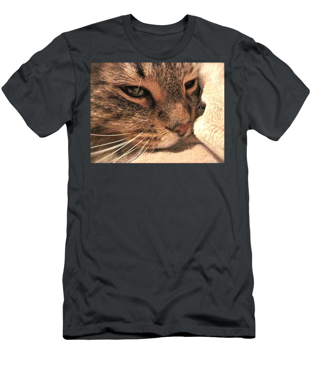 Cat T-Shirt featuring the photograph Goliath by Gwyn Newcombe