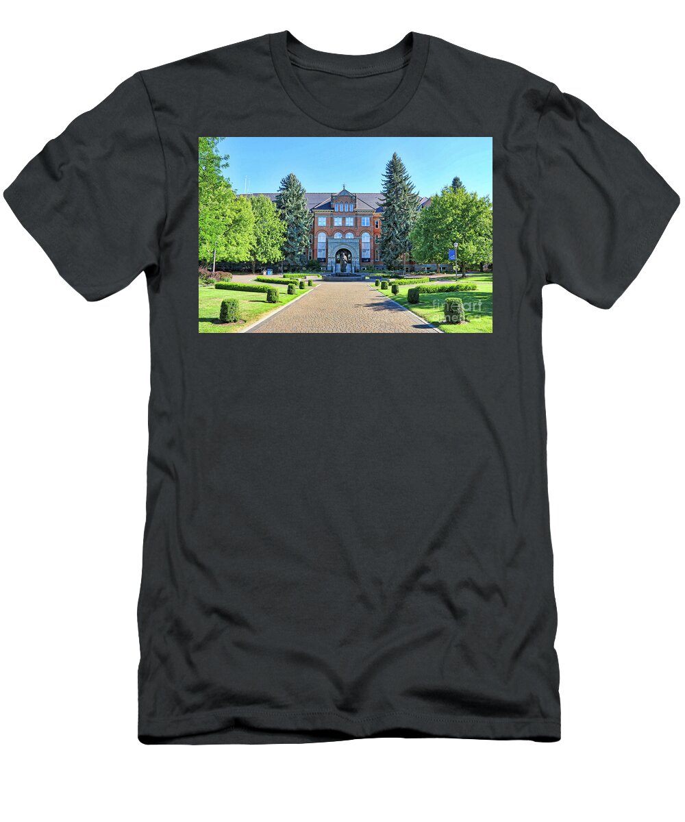 Gonzaga University T-Shirt featuring the photograph Gonzaga University a 3651 by Jack Schultz