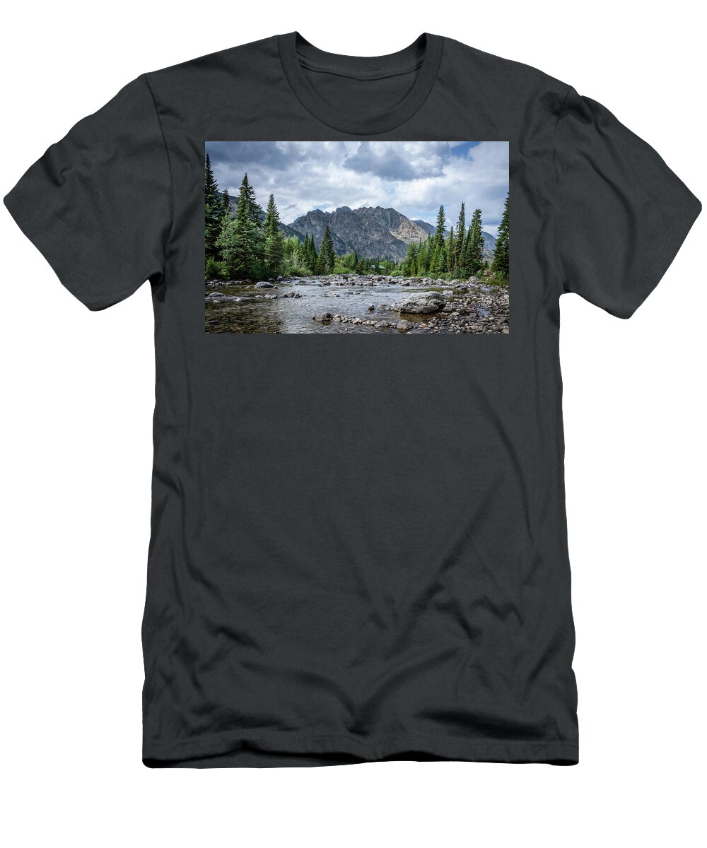 Landscape T-Shirt featuring the photograph Grand Teton by Jaime Mercado