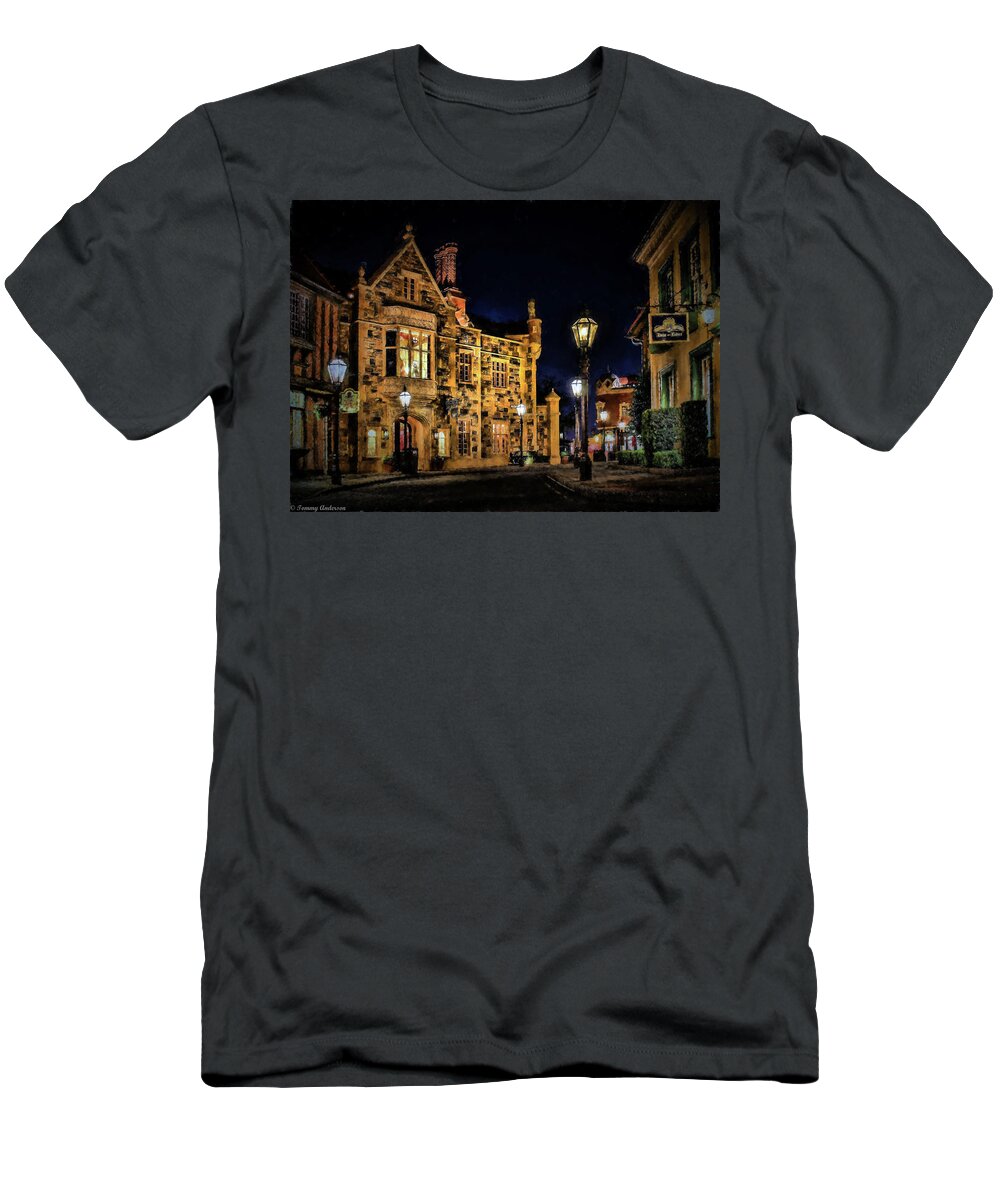 Lake Buena Vista T-Shirt featuring the photograph Great Britain World Showcase Epcot by Tommy Anderson