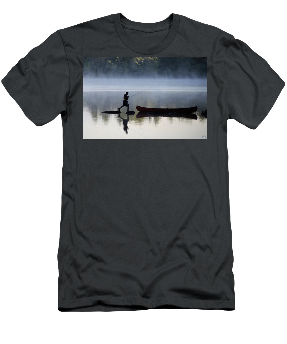 Fisherman T-Shirt featuring the photograph Had Enough by John Meader