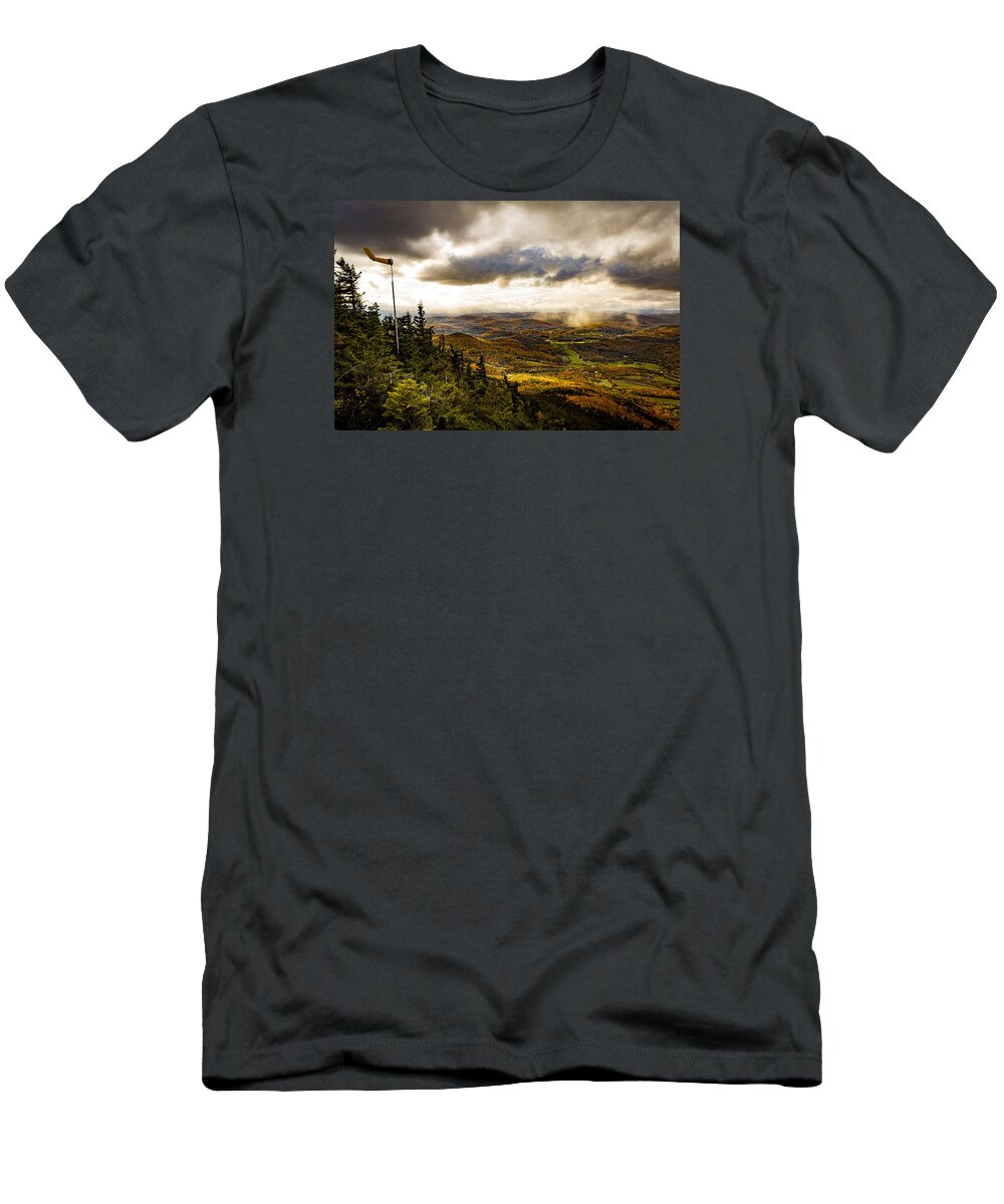 Landscape T-Shirt featuring the photograph Hang Gliding Launch Site by Vance Bell