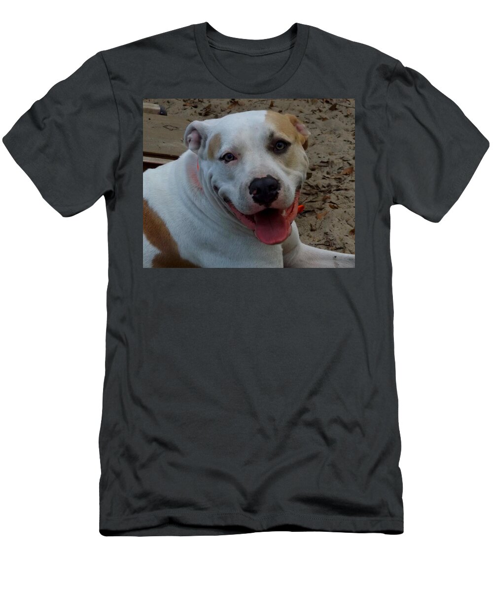 Dog T-Shirt featuring the photograph Happy Boy by Julie Pappas
