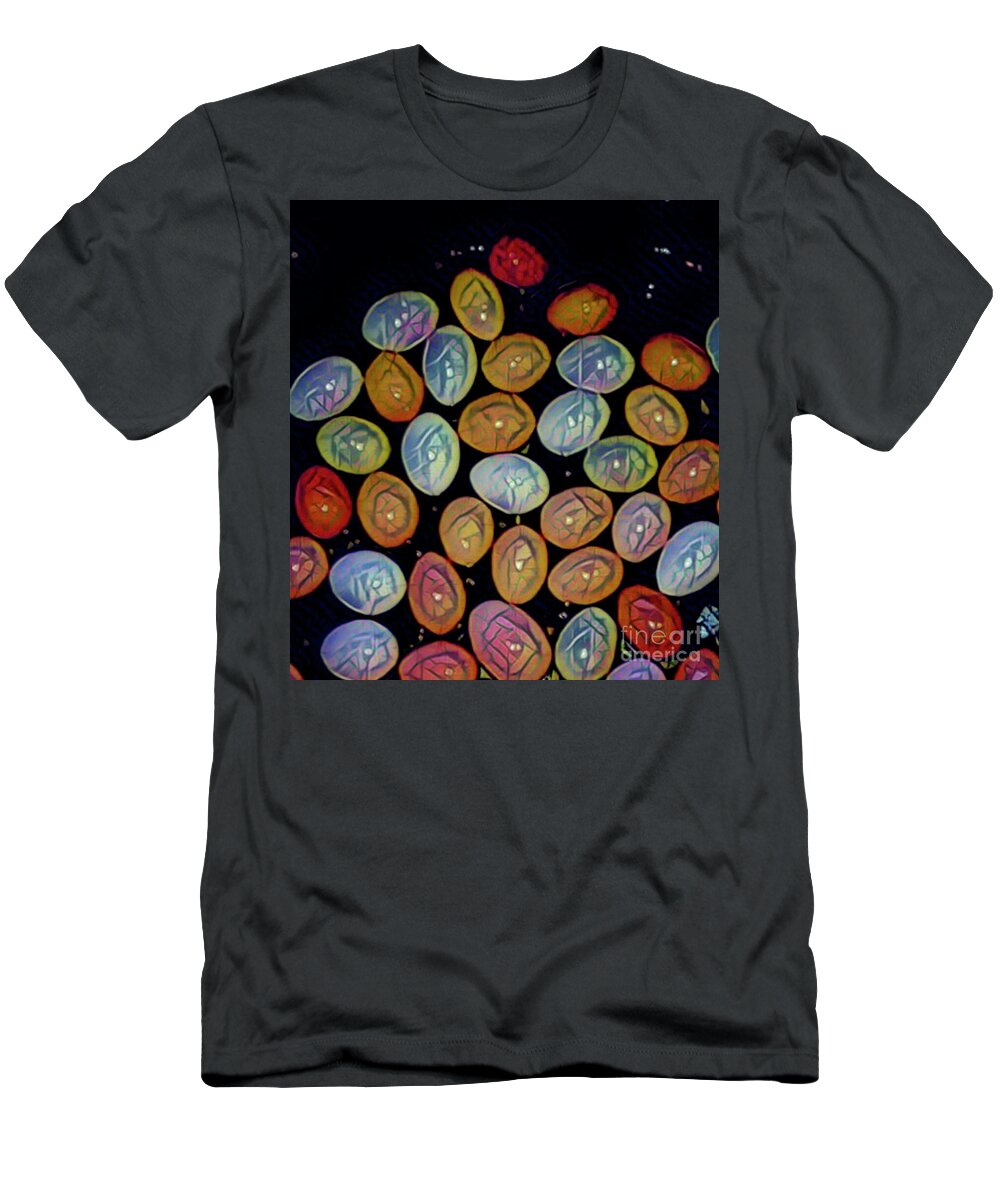 Eggs T-Shirt featuring the digital art Happy Eggs by Jackie MacNair