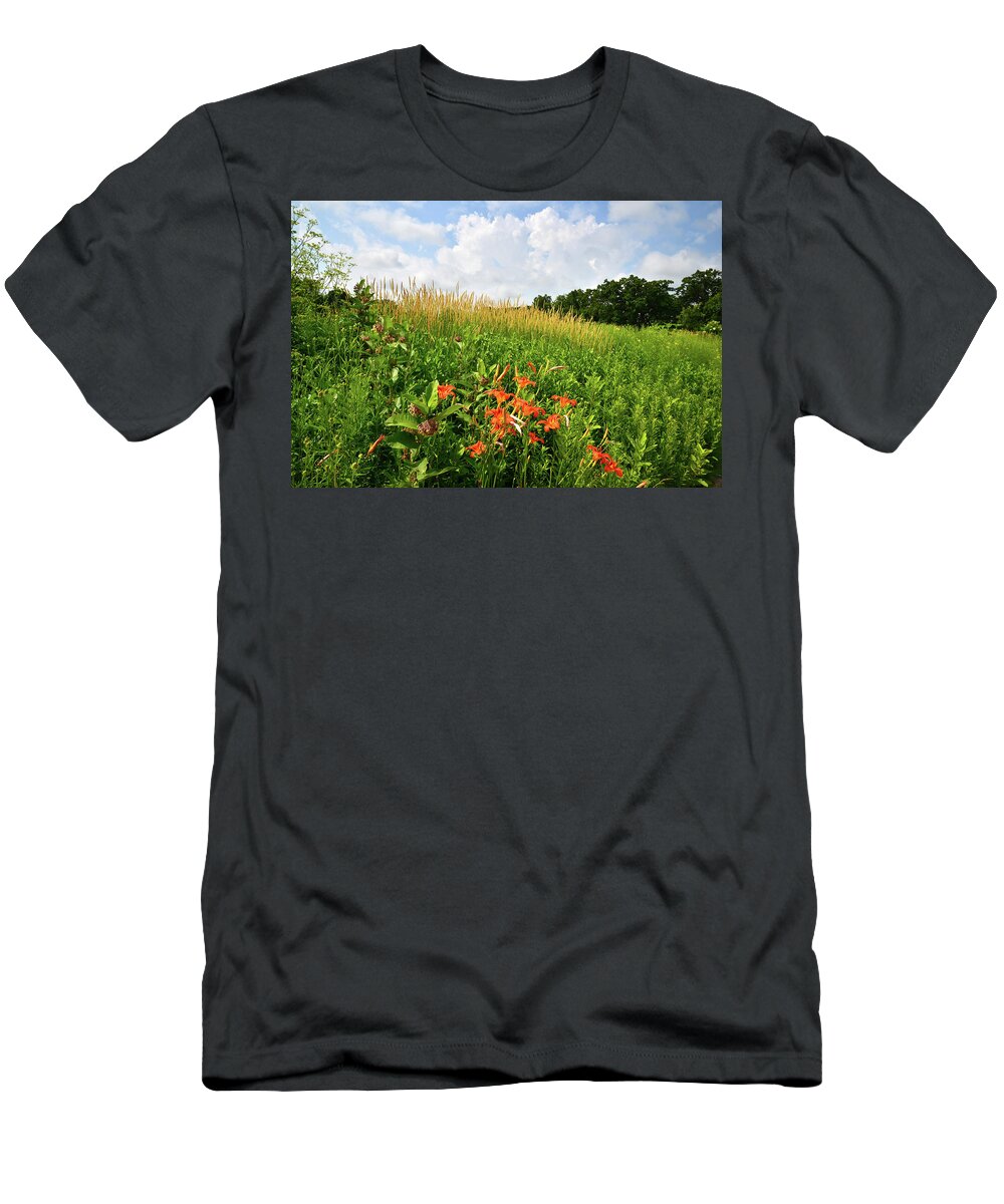 Black Eyed Susan T-Shirt featuring the photograph Happy Valley by Ray Mathis