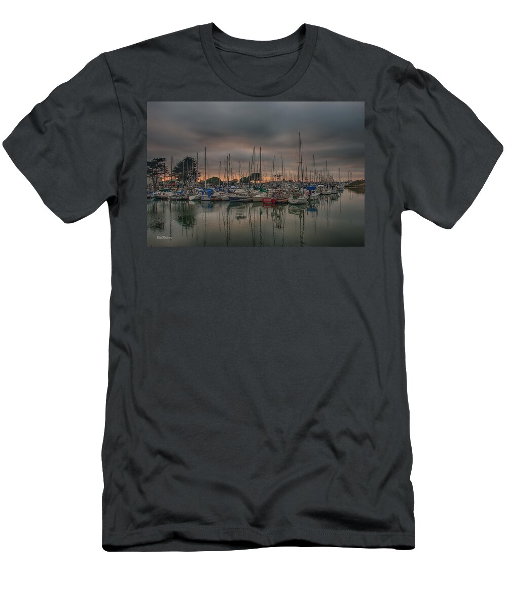 Central California Coast T-Shirt featuring the photograph Harbor Light by Bill Roberts