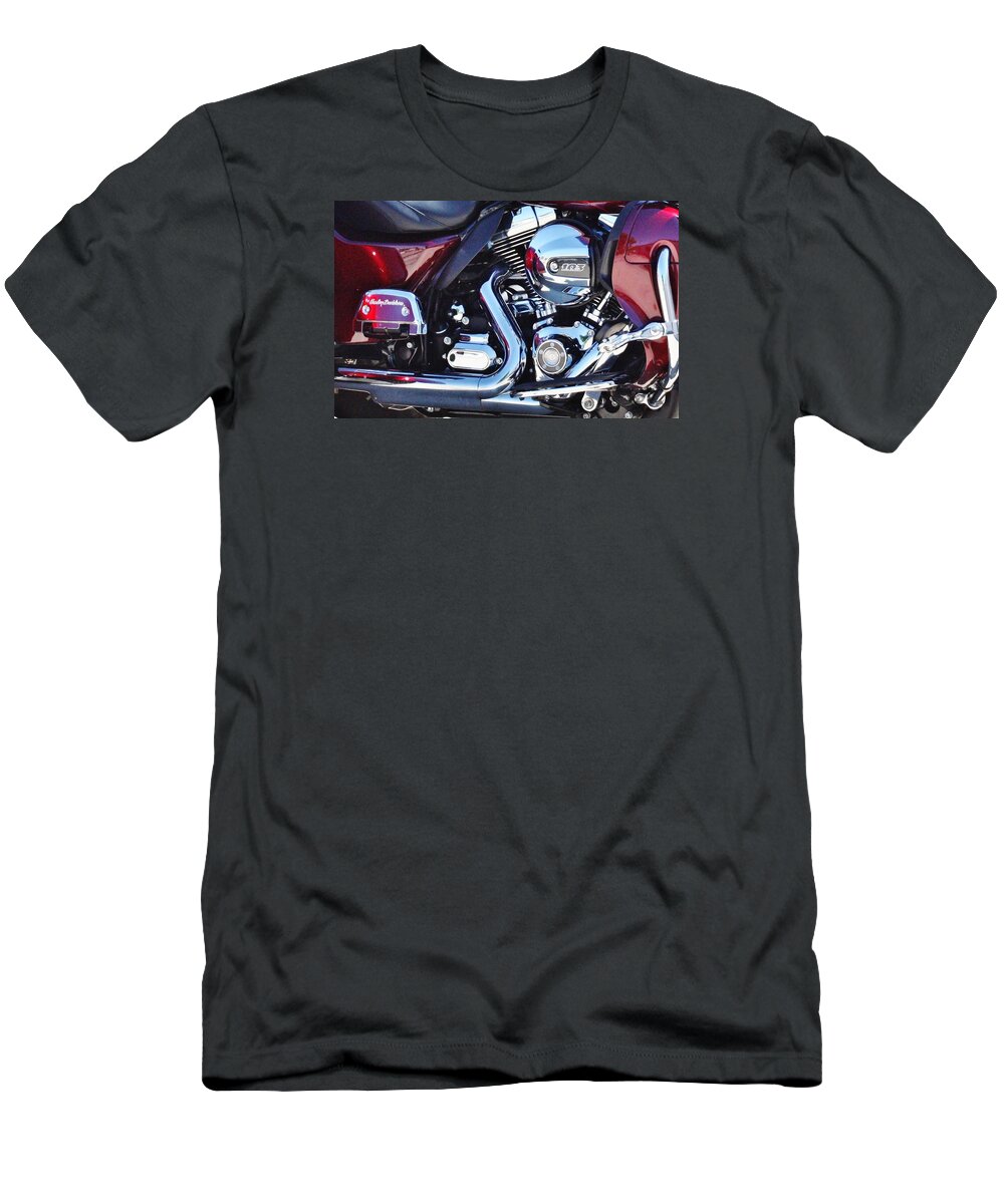 Photo T-Shirt featuring the photograph Harley by Kathryn Cornett