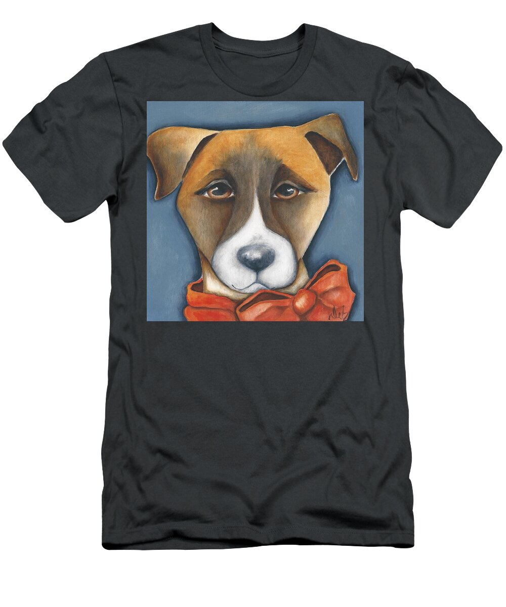 Dog T-Shirt featuring the painting Harmony by Deb Harvey