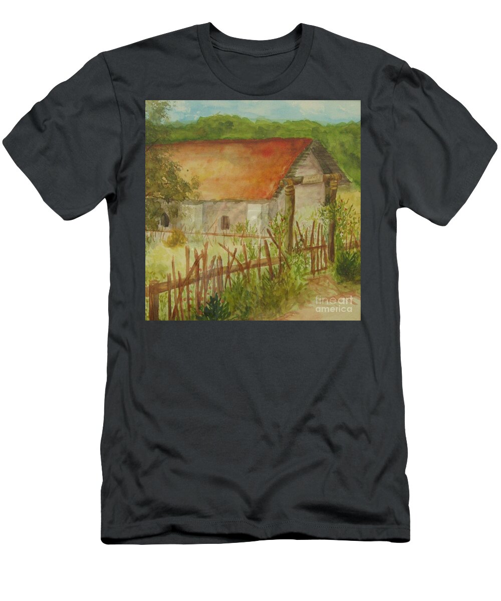 Garden T-Shirt featuring the painting Herb Garden by Vicki Housel