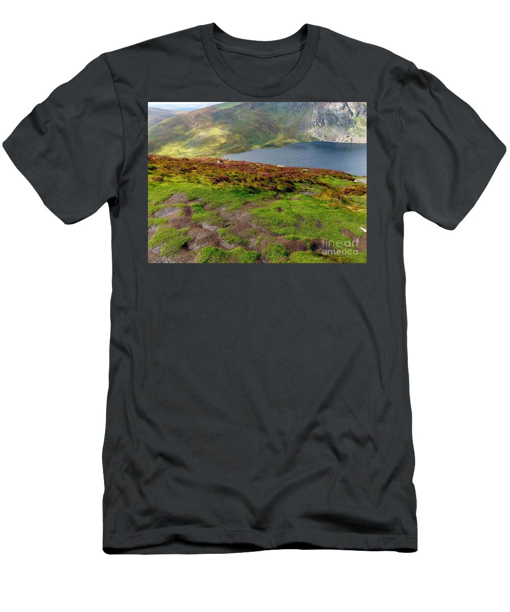 Irish Countryside T-Shirt featuring the photograph Hidden Lake by Rosanne Licciardi