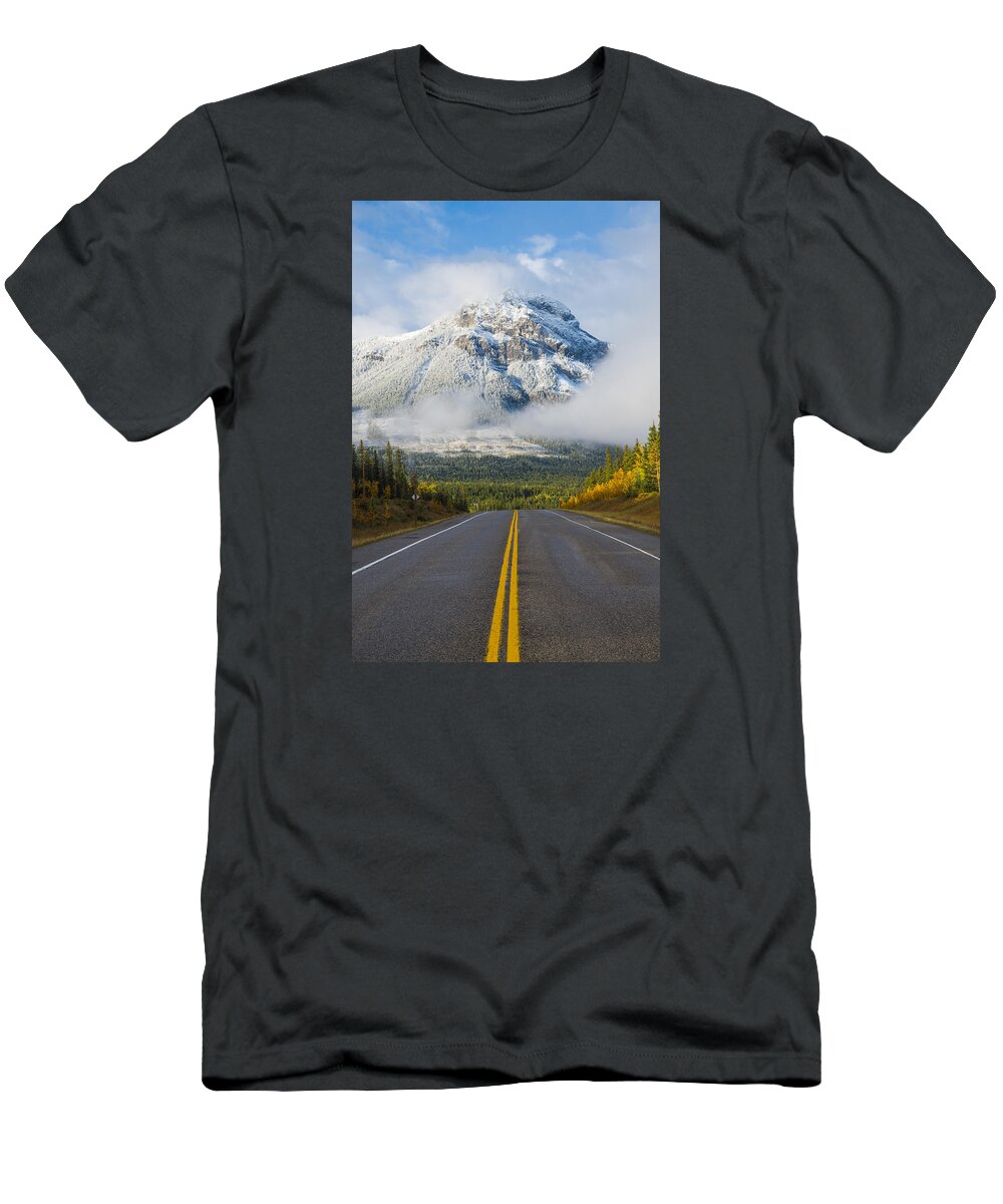 Fall T-Shirt featuring the photograph Highway to Heaven by Bill Cubitt