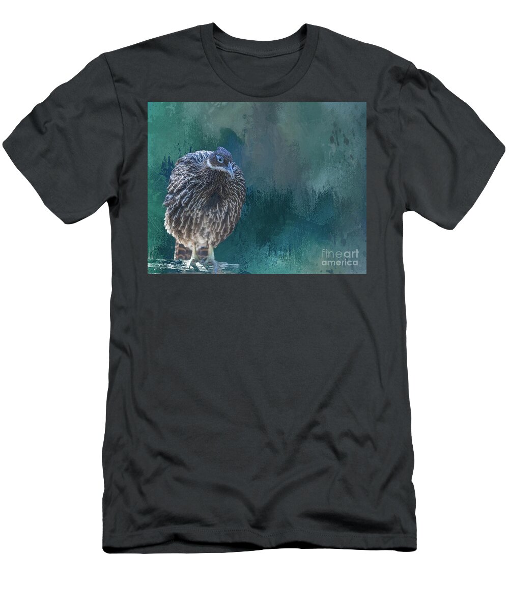 Pheasant T-Shirt featuring the photograph Himalayan Monal by Eva Lechner