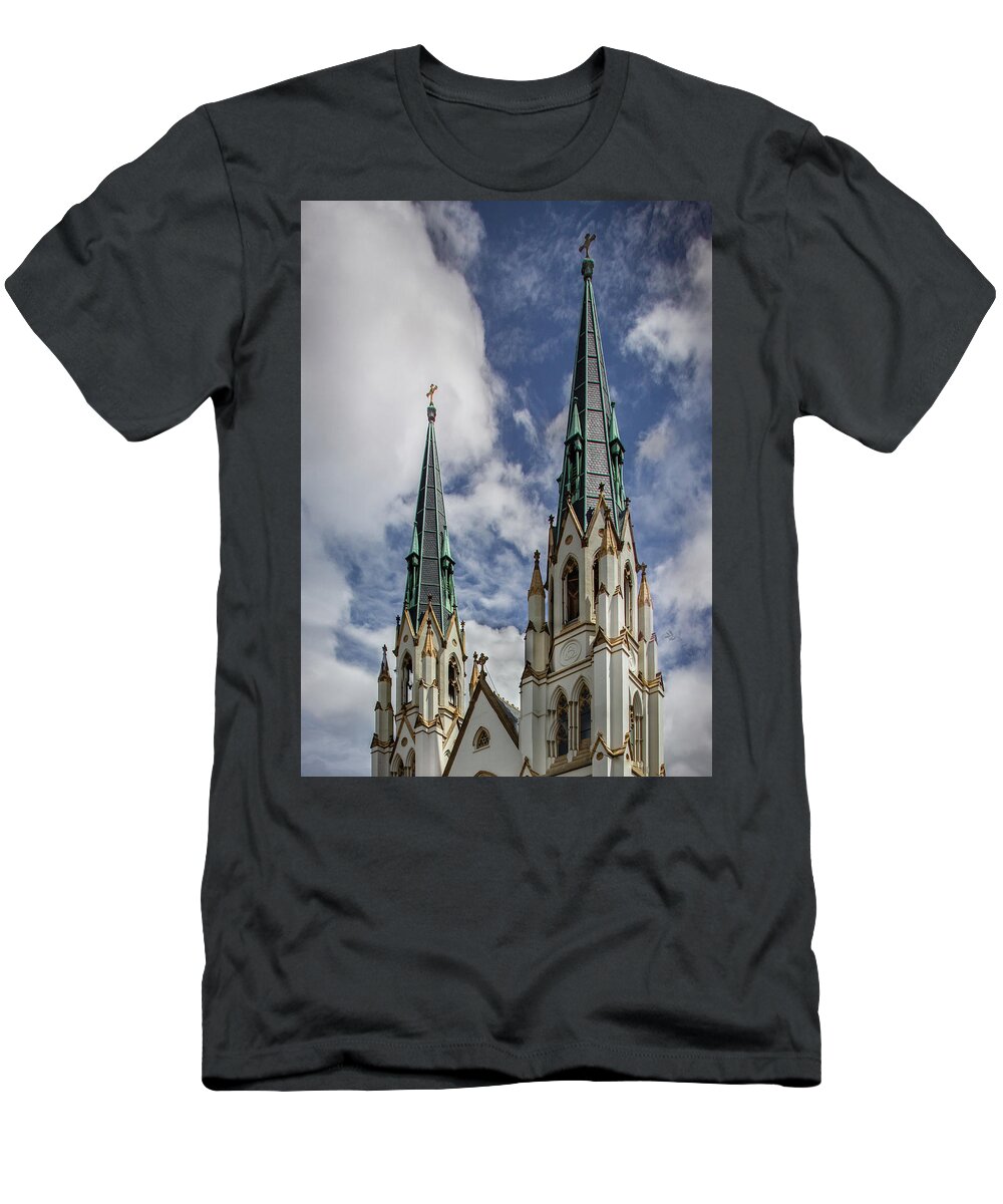Savannah T-Shirt featuring the photograph Historic Architecture by James Woody