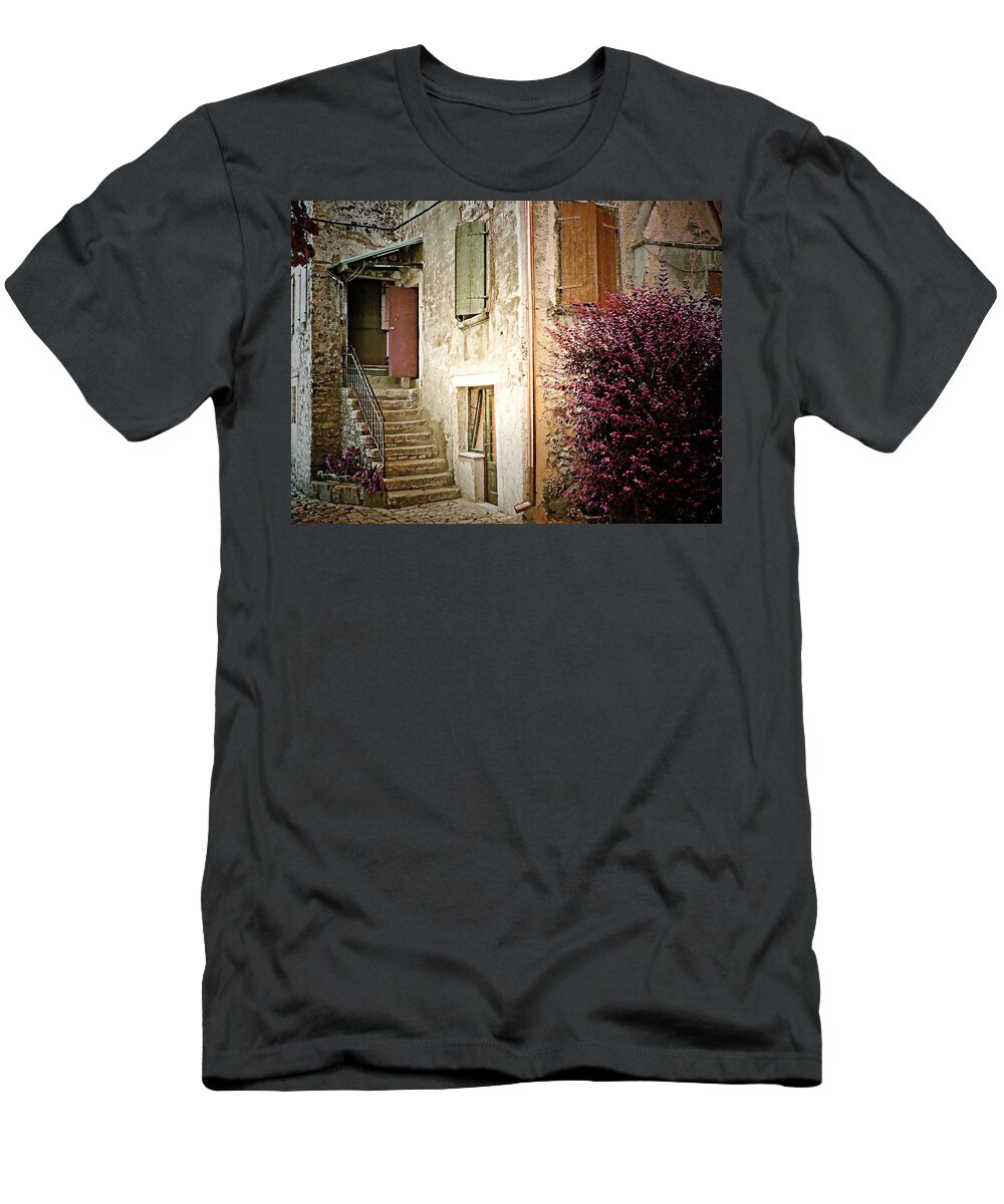 Croatia T-Shirt featuring the photograph Historic Home - Rovinj, Croatia by Joseph Hendrix