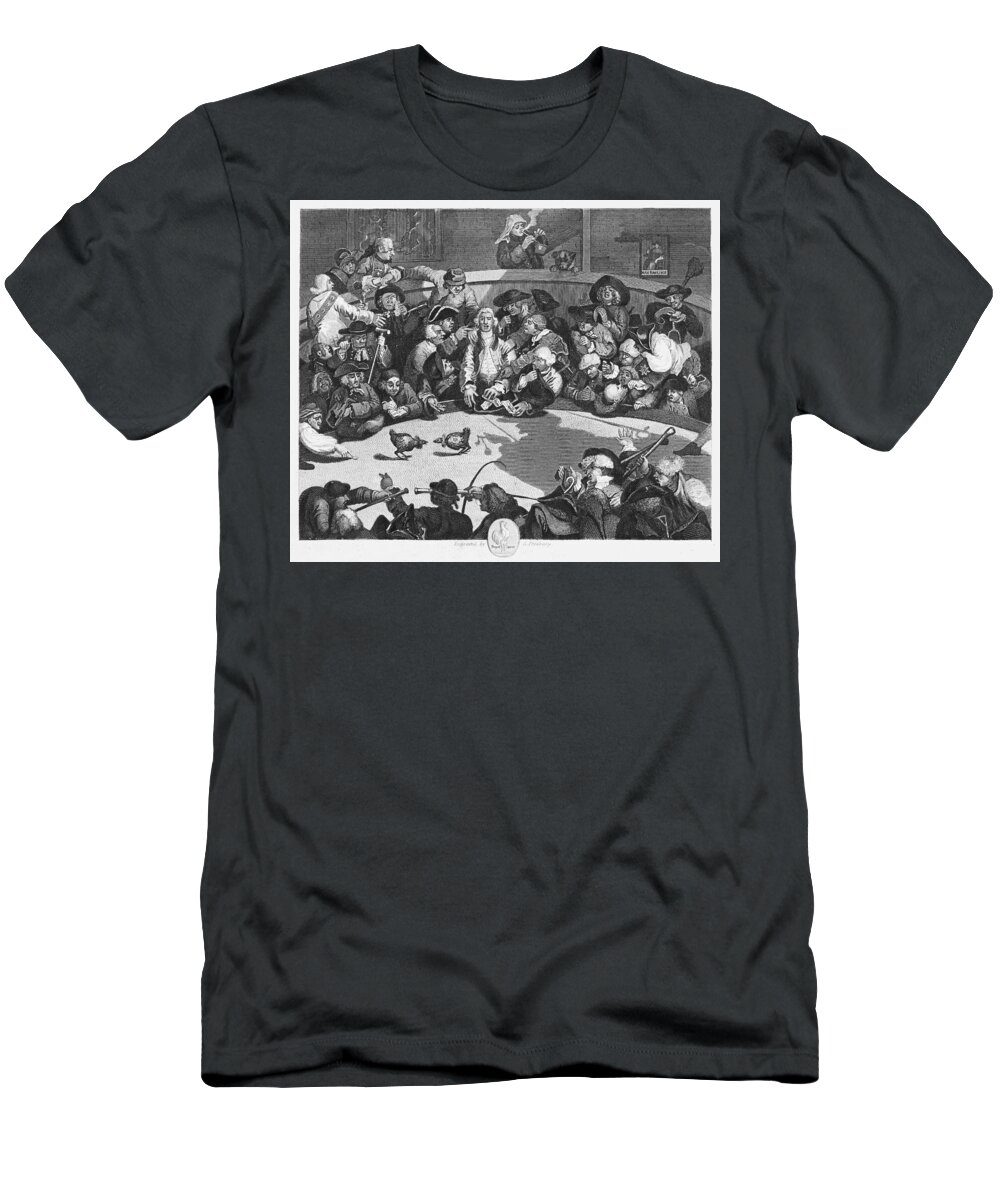 1759 T-Shirt featuring the photograph Hogarth: Cockpit, 1759 by Granger