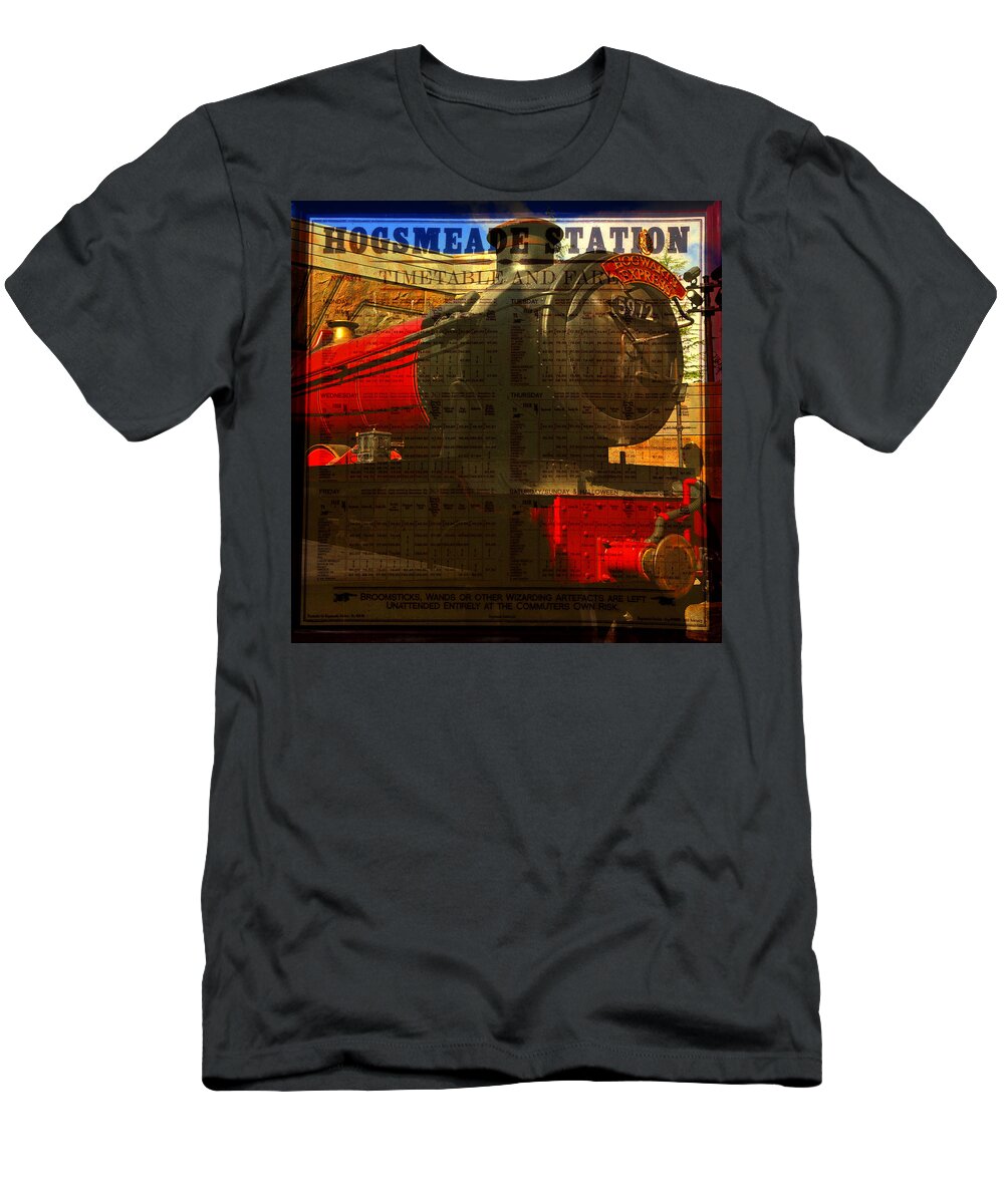 Hogwarts Express T-Shirt featuring the photograph Hogwarts Express color by David Lee Thompson