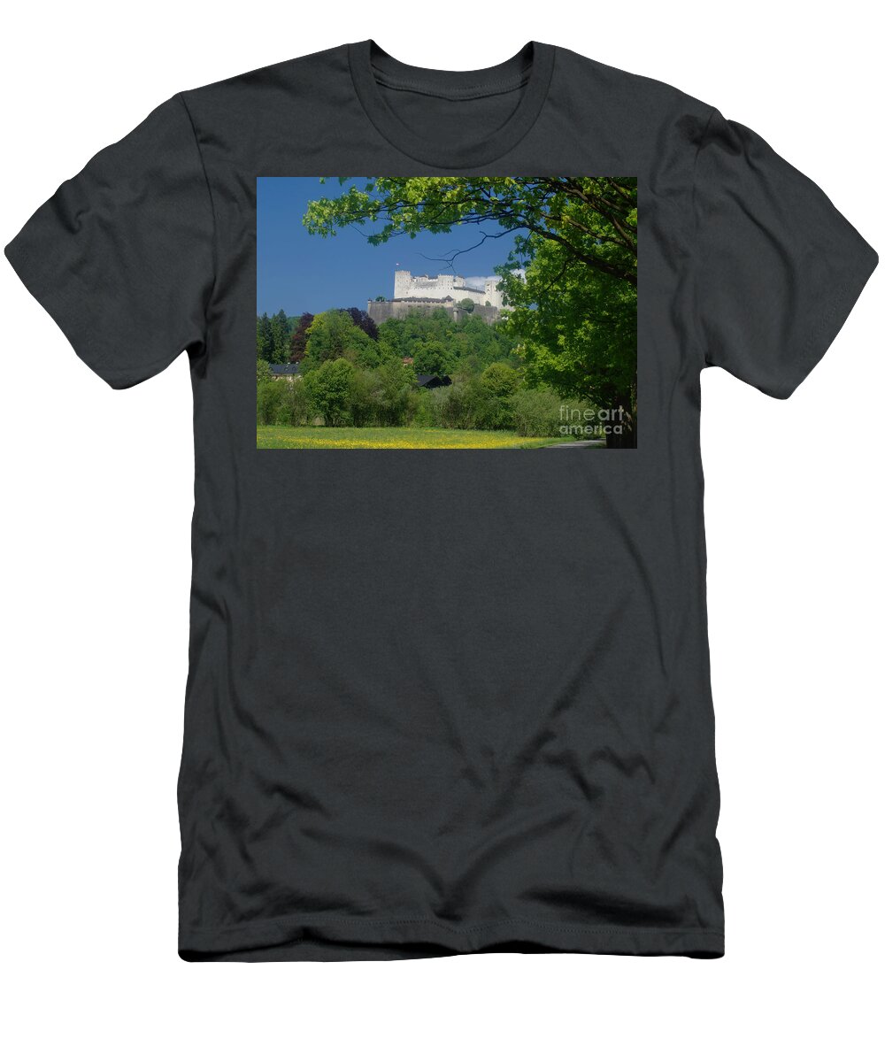 Europe T-Shirt featuring the photograph Hohensalzburg fortress Austria 4 by Rudi Prott