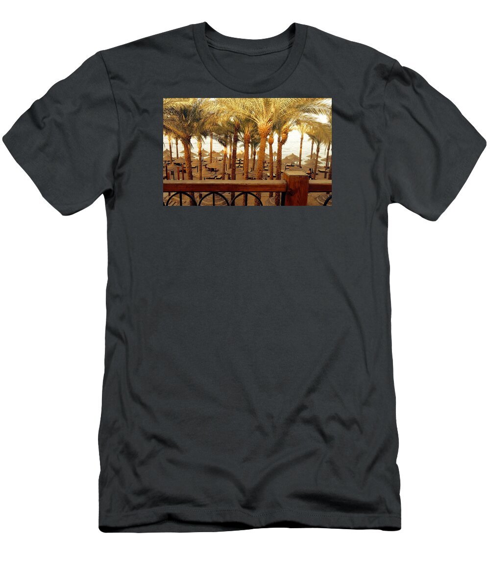 Egypt T-Shirt featuring the photograph Holiday sea by Charlotte Claydon