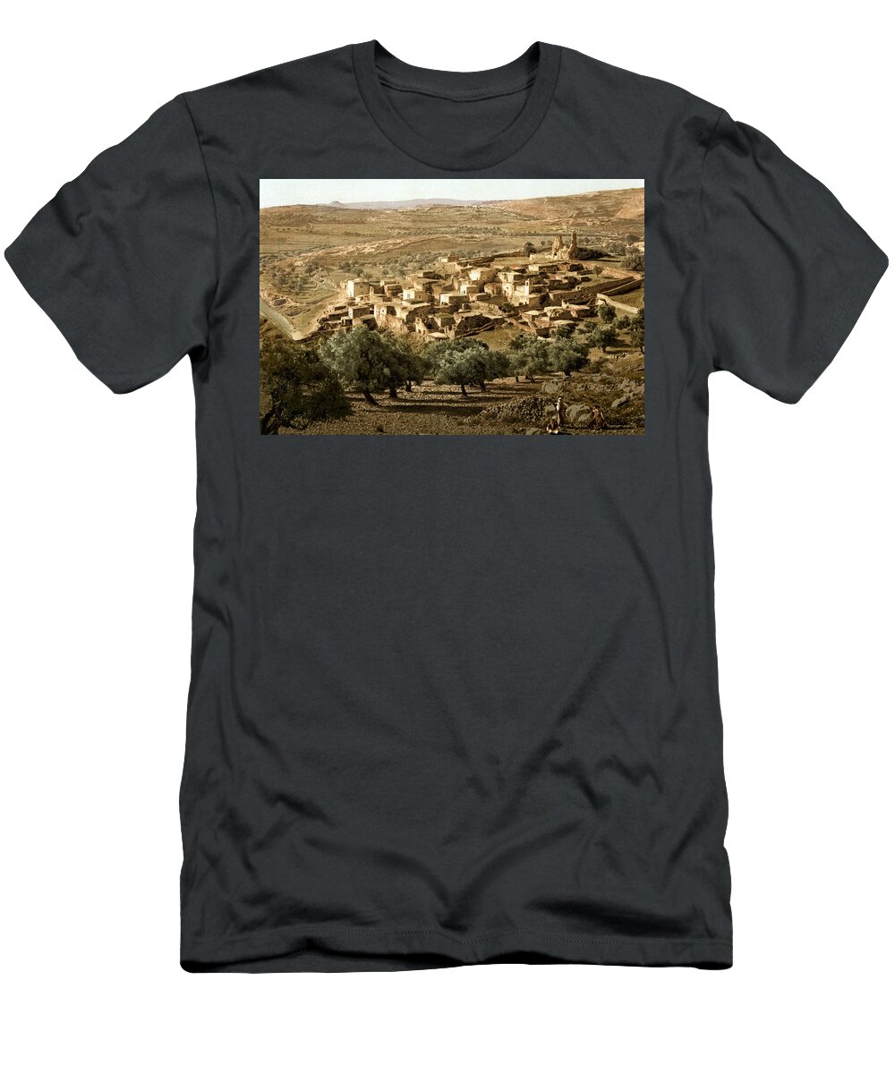 Bethany T-Shirt featuring the photograph Holy Land - Bethany by Munir Alawi
