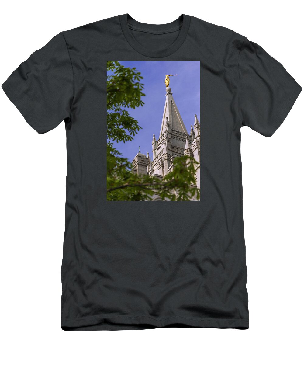 Mormon T-Shirt featuring the photograph Holy Temple by Chad Dutson