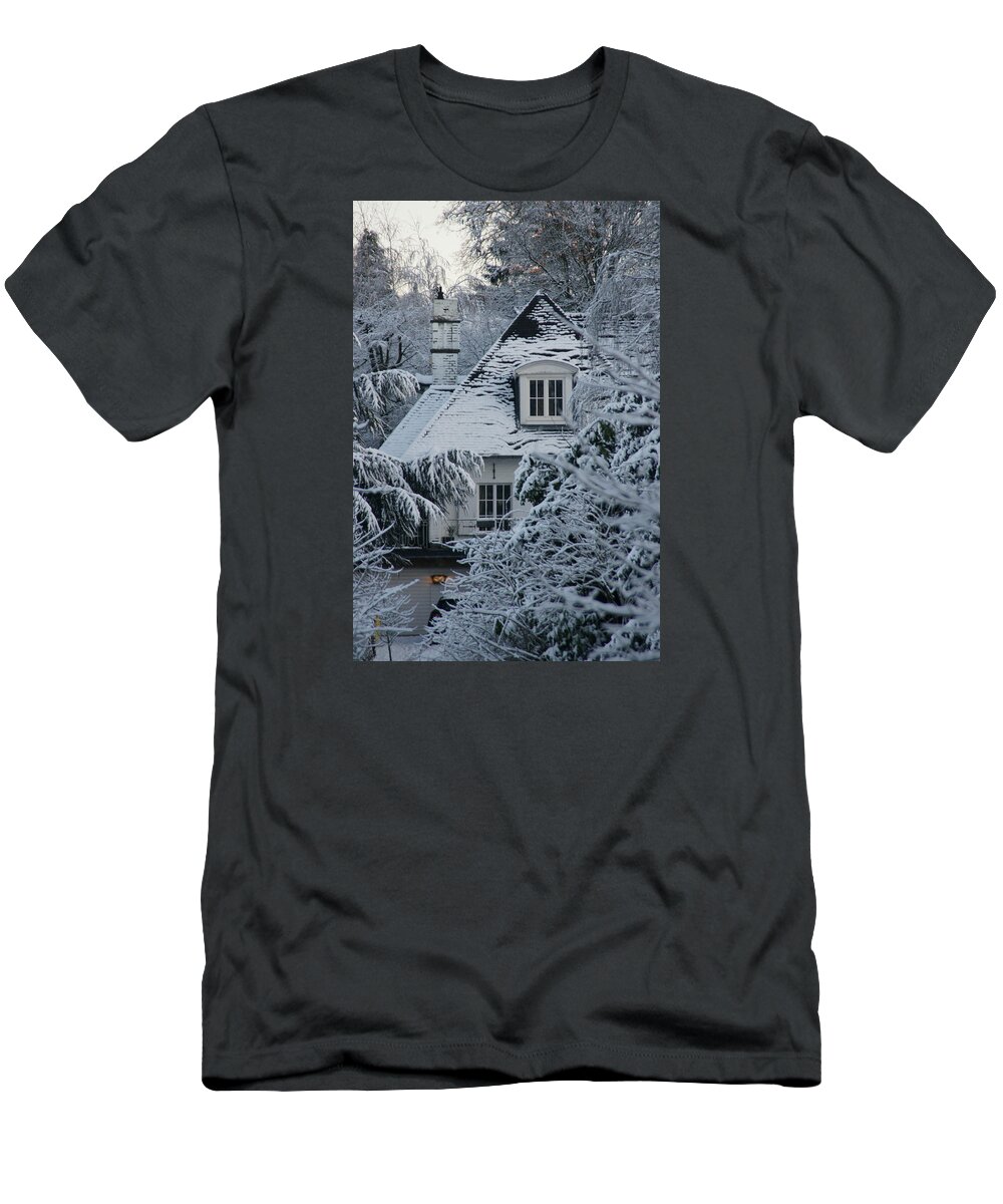 Home T-Shirt featuring the photograph Home for the Holidays by Brandy Herren