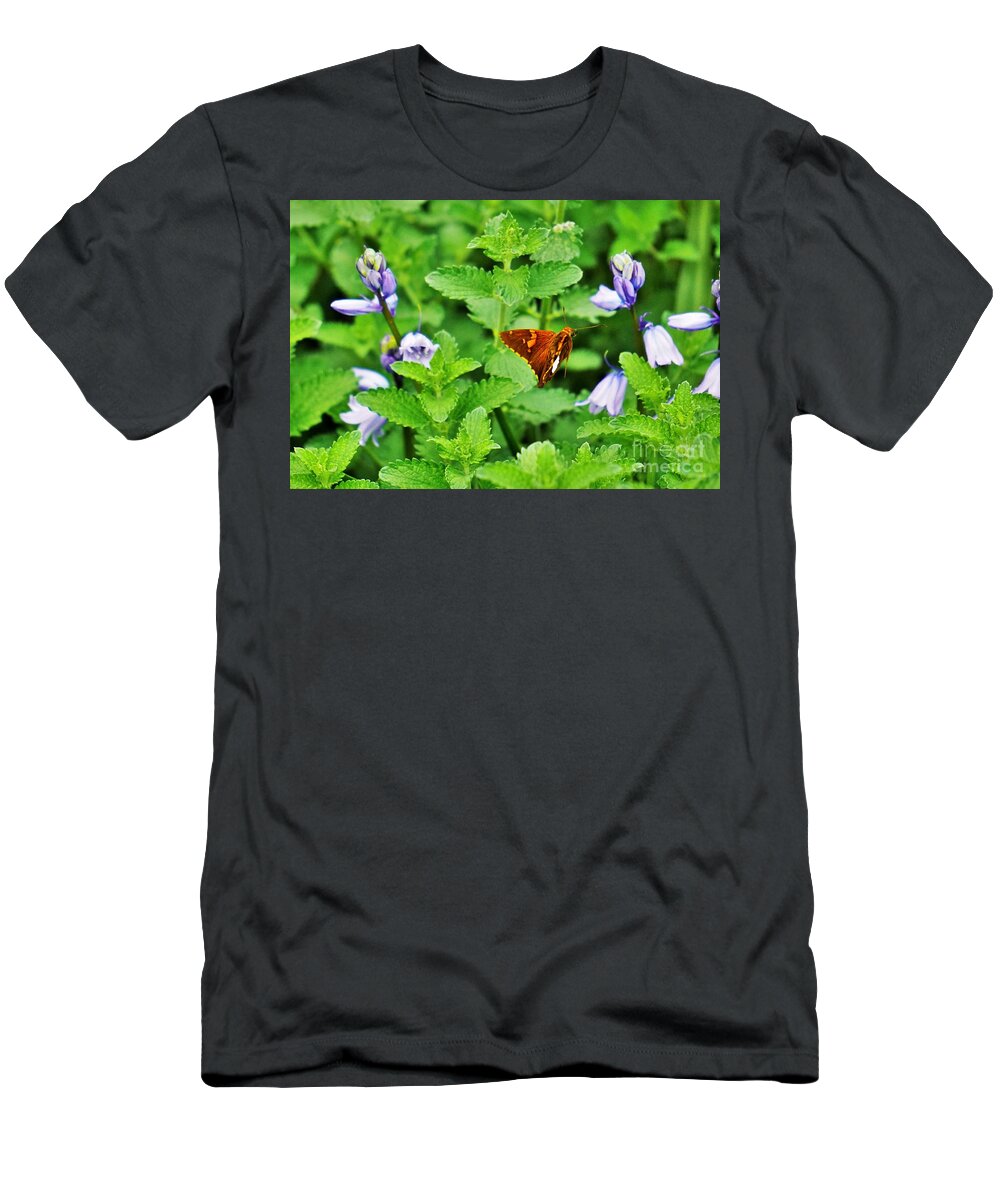 Flowers T-Shirt featuring the photograph Honing in by Merle Grenz