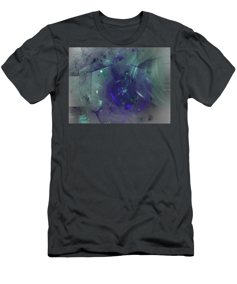 Art T-Shirt featuring the digital art Hooks to the Left by Jeff Iverson