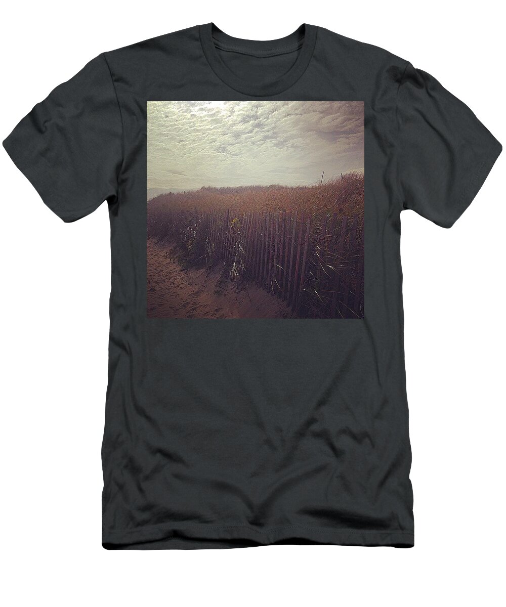 Beach T-Shirt featuring the photograph Off Season by Kate Arsenault 