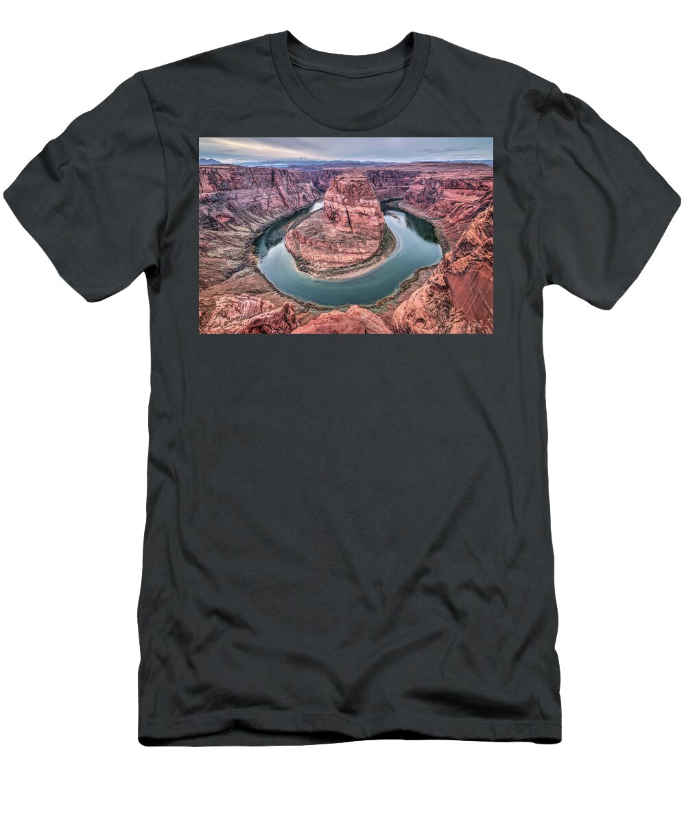 Horseshoe Bend T-Shirt featuring the photograph Horseshoe Bend Arizona by Todd Aaron
